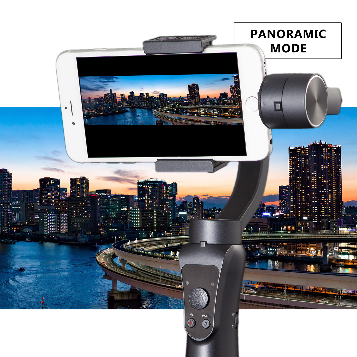 SenseiPhoto 3 Axis Gimbal Smartphone Video Stabilizer